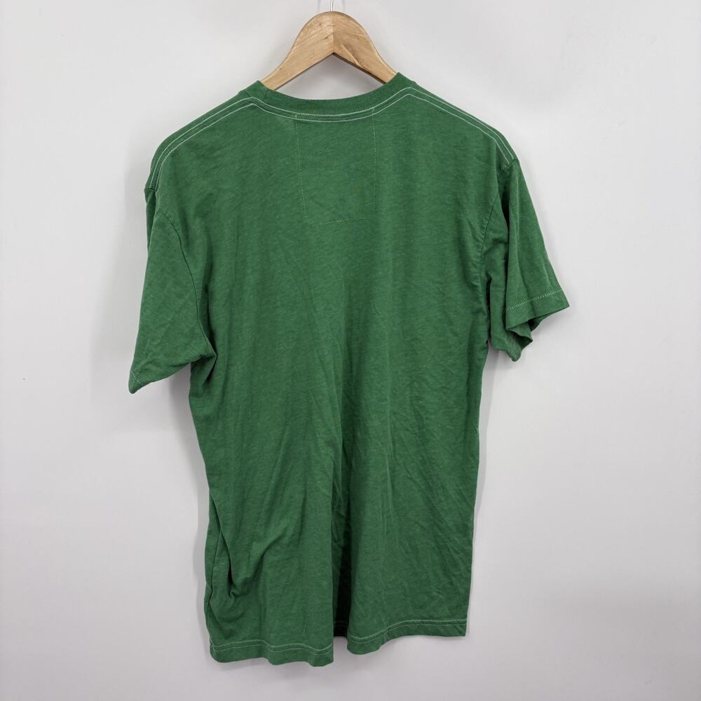 Aviator Nation T-Shirt Men's Large Global Citizen Green Short Sleeve Rainbow - Picture 5 of 5